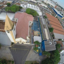 Vista aérea do Santuário